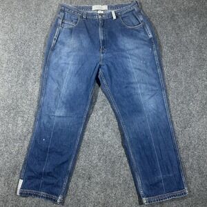 Vintage Air Jordan Jeans Mens Size 40x32 Two3 Blue Straight Denim Casual Comfort